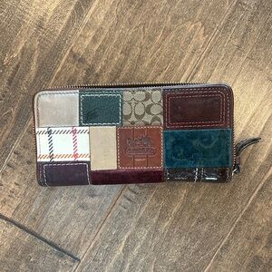 Coach Multicolor Patchwork Wallet